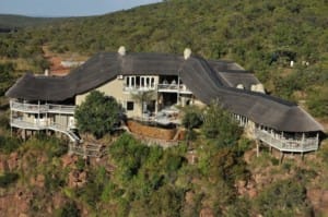 Clifftop Exclusive Safari Hideaway – Arial View 1